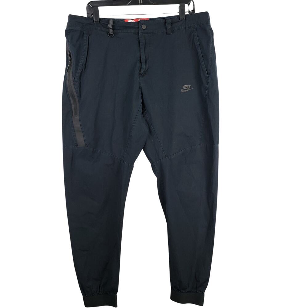 Nike Tech Men's Size 38‎ Jogger Pants Blue Utility Gorpcore Sporty Streetwear